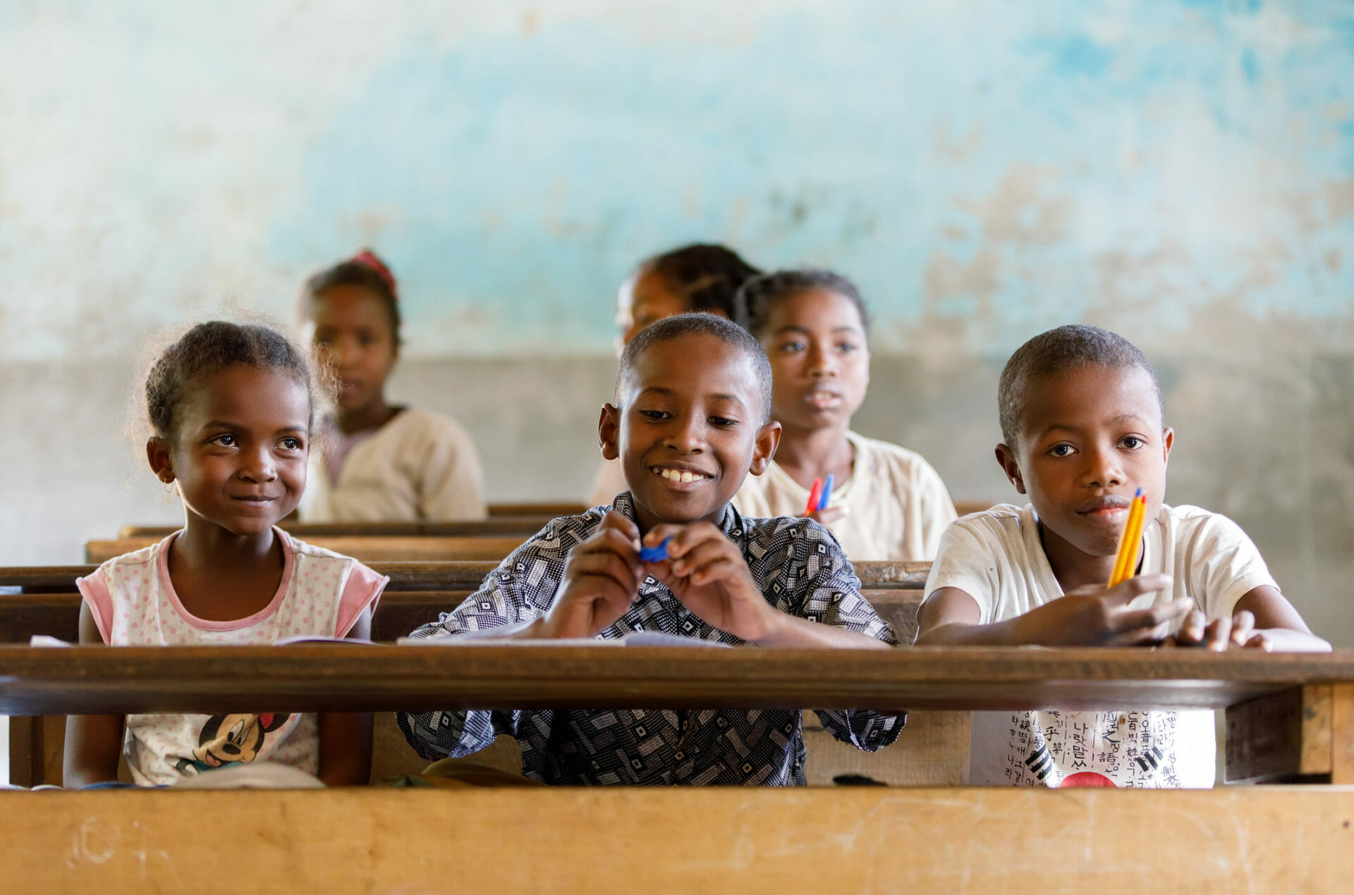 children in class